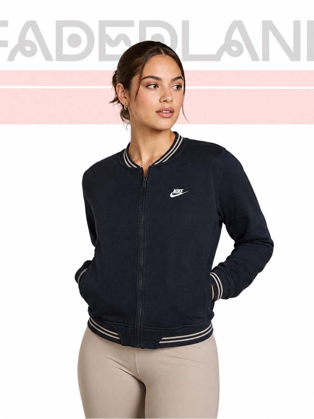 Nike Women's Black Bomber Jacket